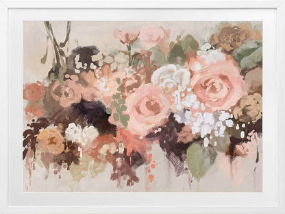 Pastel Petals Framed Art Print