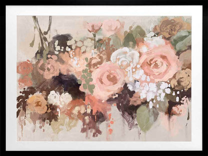 Pastel Petals Framed Art Print