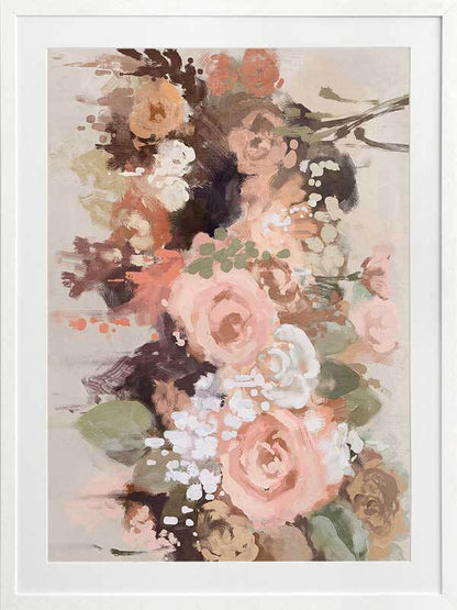 Pastel Petals Framed Art Print