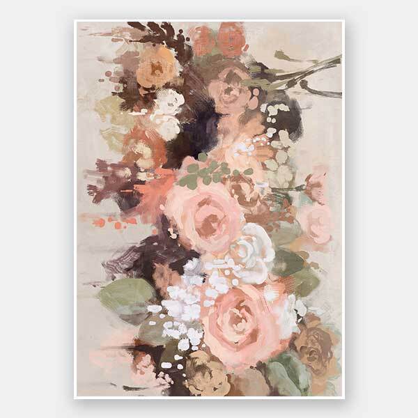 Pastel Petals Unframed Art Print