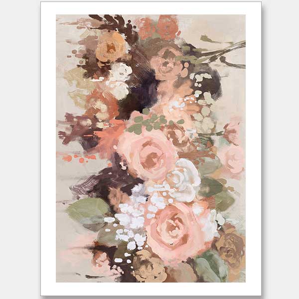 Pastel Petals Unframed Art Print