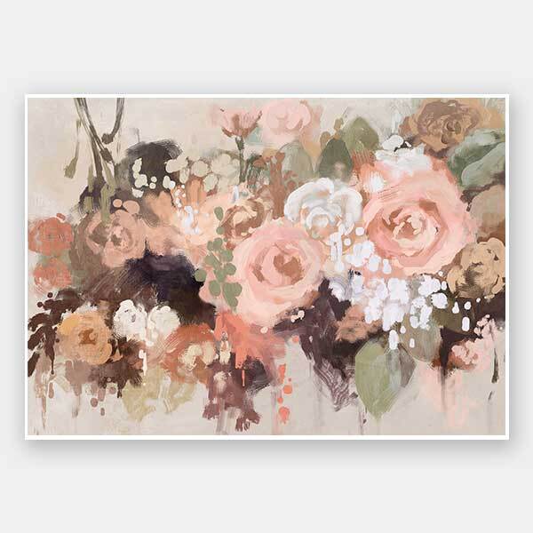 Pastel Petals Unframed Art Print