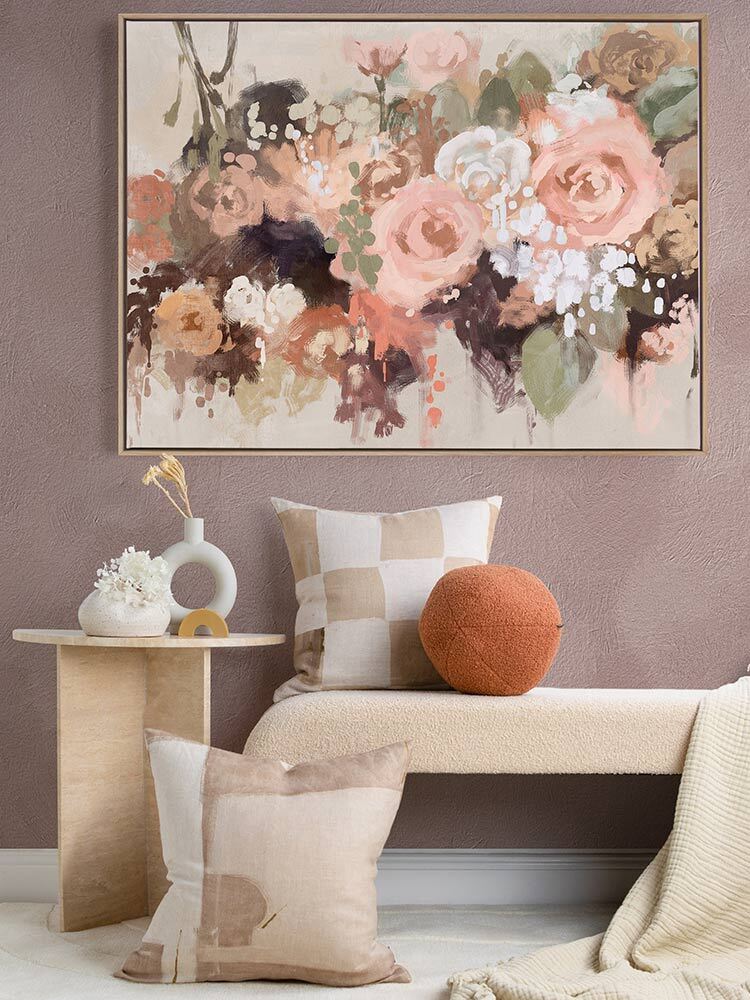 Pastel Petals Canvas Art Print | Lifestyle