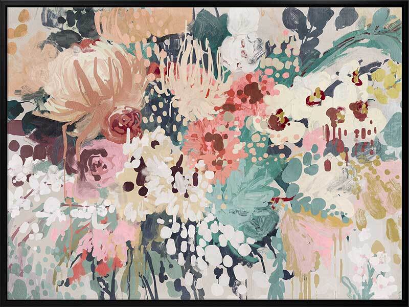 Floral Orchestra Canvas Art Print