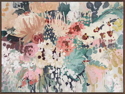 Floral Orchestra Canvas Art Print