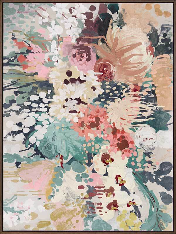 Floral Orchestra Canvas Art Print