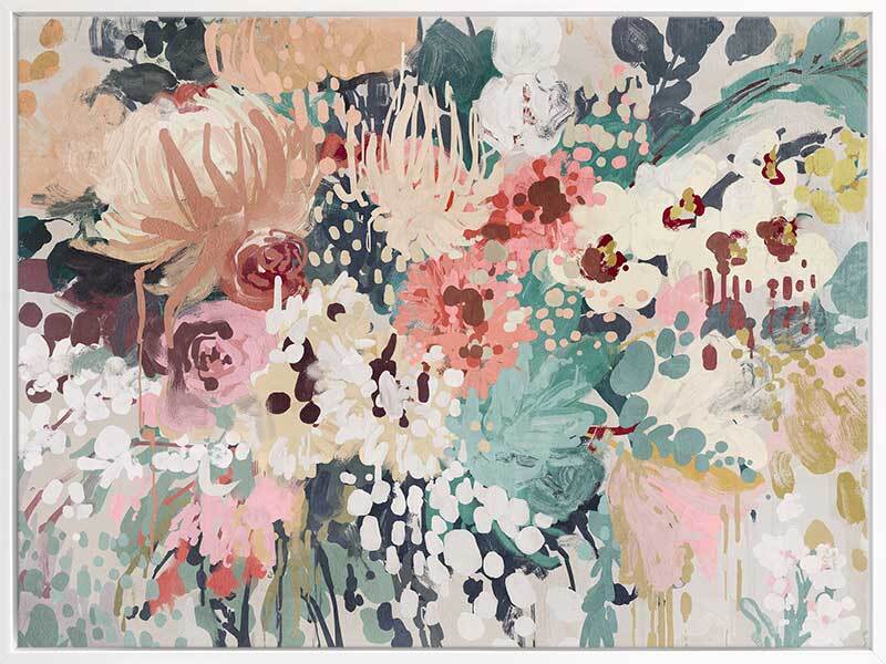 Floral Orchestra Canvas Art Print