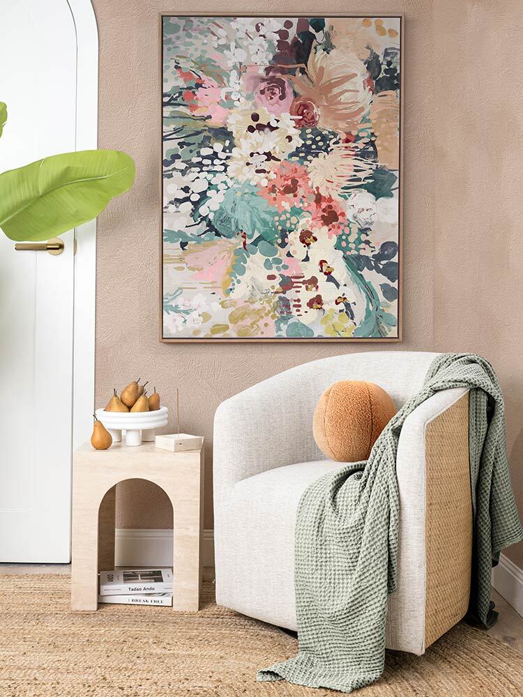 Floral Orchestra Canvas Art Print | Lifestyle