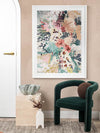 Floral Orchestra Framed Art Print | Lifestyle