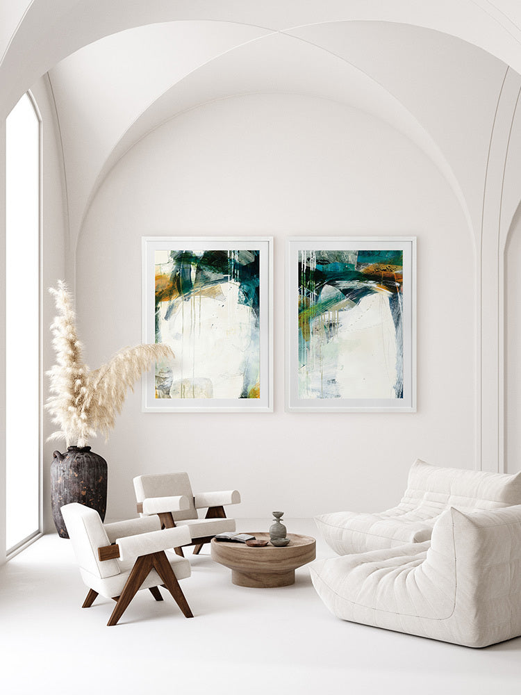 Turbulence II Framed Art Print | Lifestyle