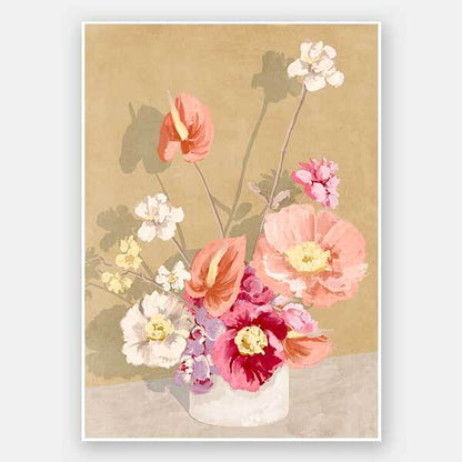 Bouquet in Sunrise Unframed Art Print