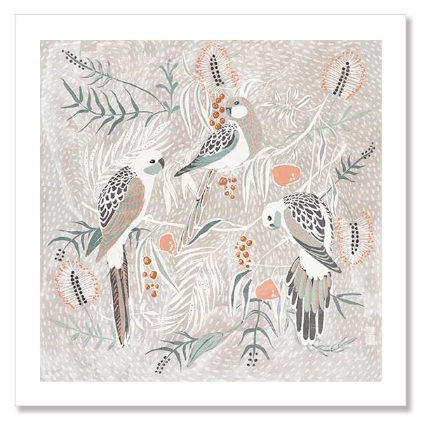 Feathered Serenade Unframed Art Print