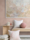 Floral Medley Light Pastel Canvas Art Print | Lifestyle