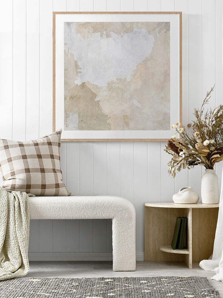 Smooth & Subtle Framed Art Print | Lifestyle