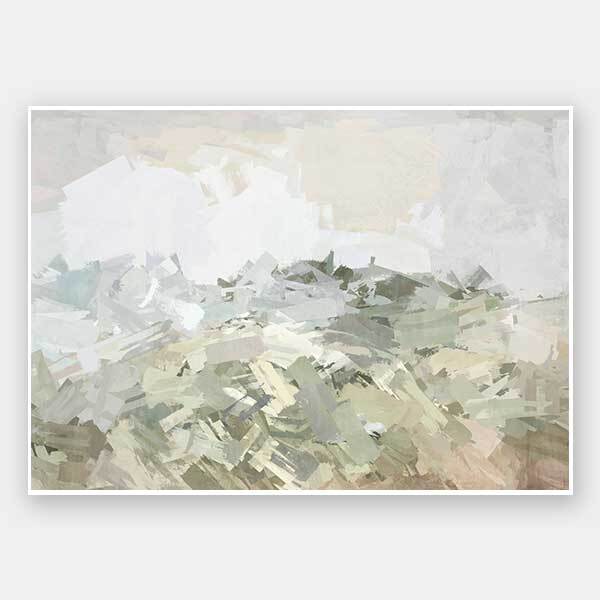 Painted Skies Sage Unframed Art Print