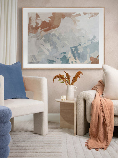 Humbled Hush Framed Art Print | Lifestyle