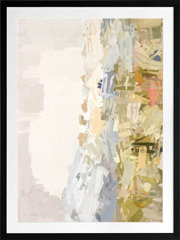 Painted Skies Multicolour Framed Art Print