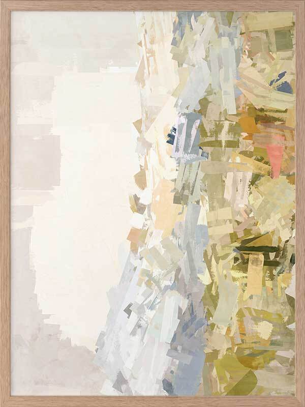 Painted Skies Multicolour Framed Art Print