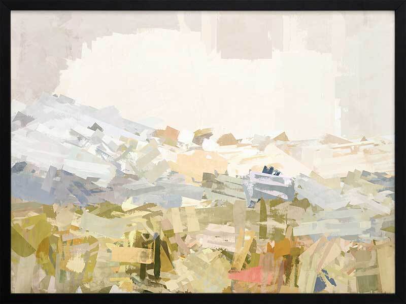 Painted Skies Multicolour Framed Art Print