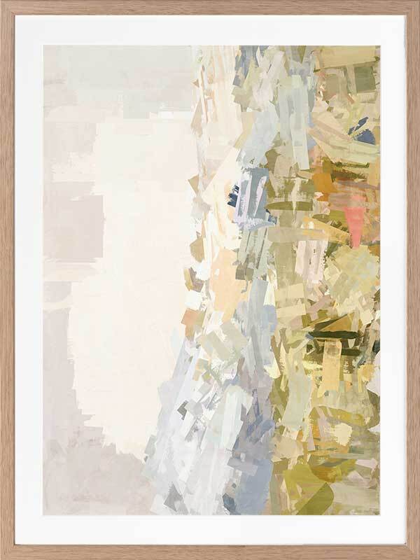 Painted Skies Multicolour Framed Art Print