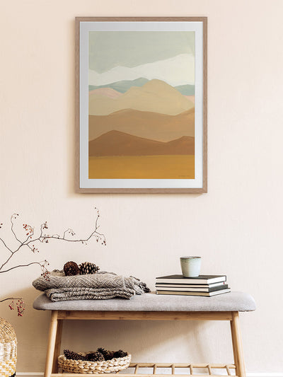 Mirage I Framed Art Print | Lifestyle