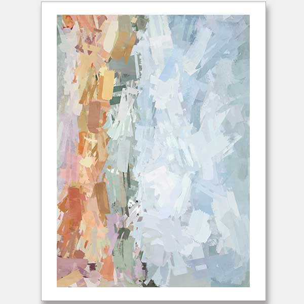 Express Yourself Blue Unframed Art Print