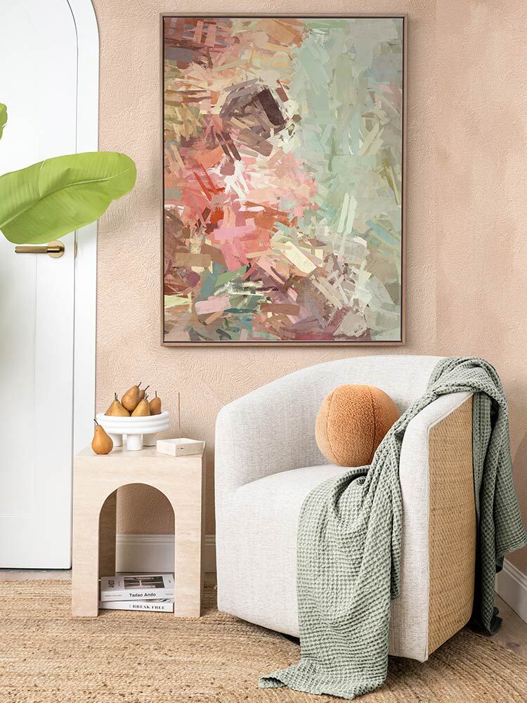 Express Yourself Green Canvas Art Print | Lifestyle