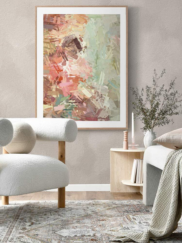 Express Yourself Green Framed Art Print | Lifestyle