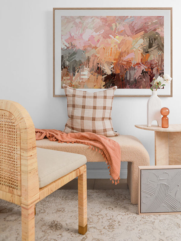 Express Yourself Pink Framed Art Print | Lifestyle