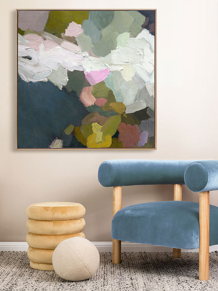 Cascading Impressions Canvas Art Print | Lifestyle