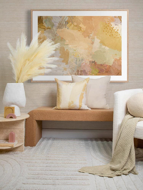 Textured Tranquility Framed Art Print | Lifestyle