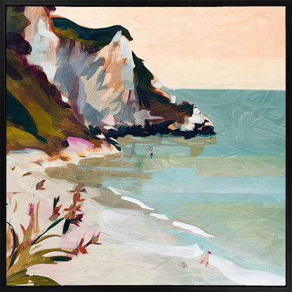 Seaside Cliff Canvas Art Print