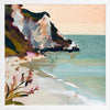 Seaside Cliff Framed Art Print
