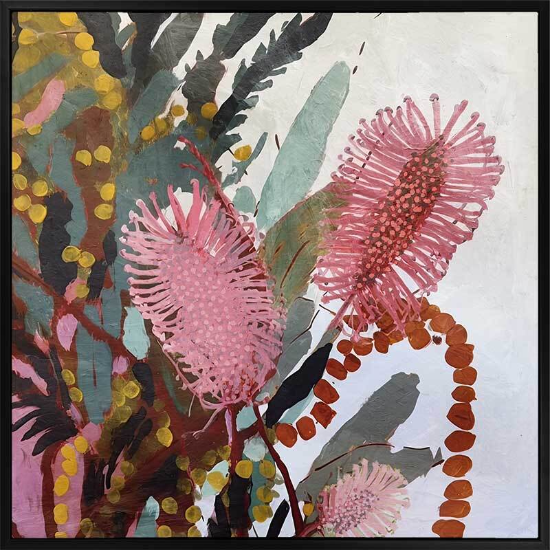 Blooming Bottle Brush Canvas Art Print