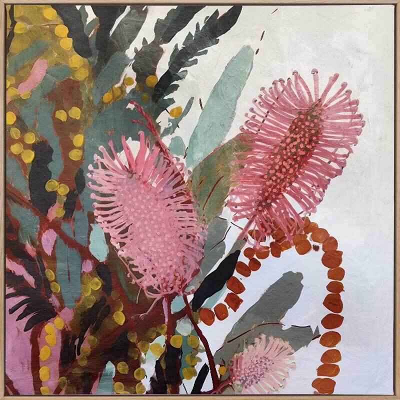 Blooming Bottle Brush Canvas Art Print