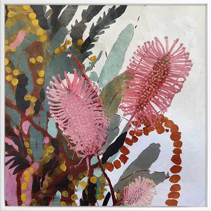 Blooming Bottle Brush Canvas Art Print