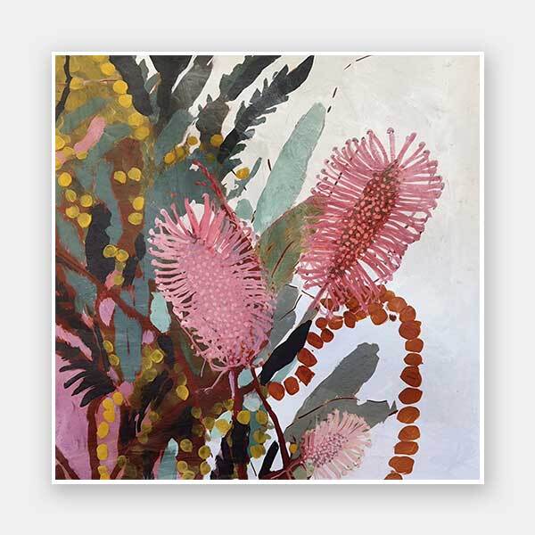 Blooming Bottle Brush Unframed Art Print