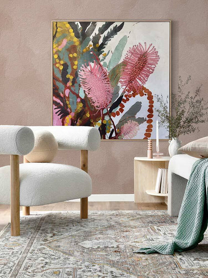 Blooming Bottle Brush Canvas Art Print