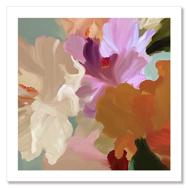 Blushing Gordonia III Unframed Art Print