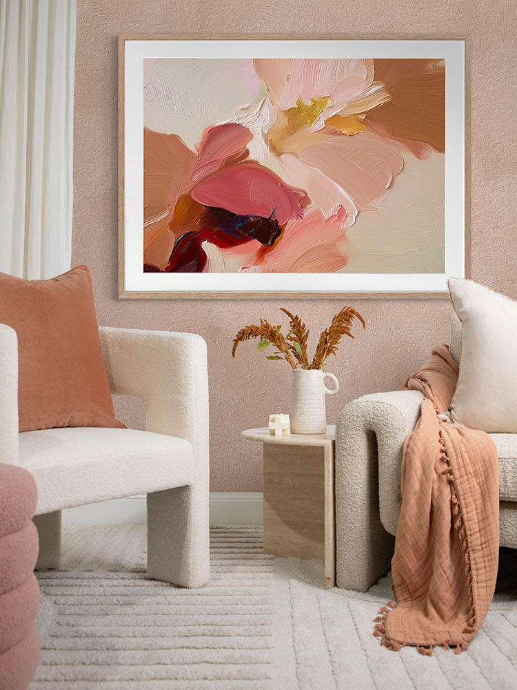 Petals III Framed Art Print | Lifestyle
