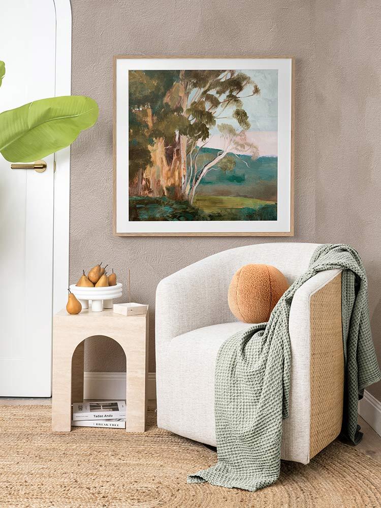 Australian Backyard Framed Art Print | Lifestyle