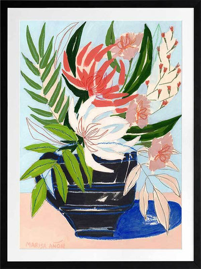 Spring Florals I Framed Art Print