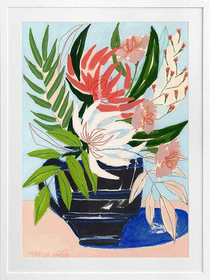 Spring Florals I Framed Art Print