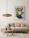 Spring Florals I Framed Art Print | Lifestyle