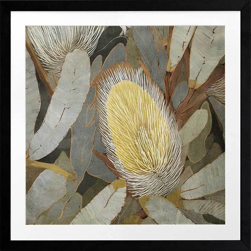 Wild Bottlebrush l Framed Art Print