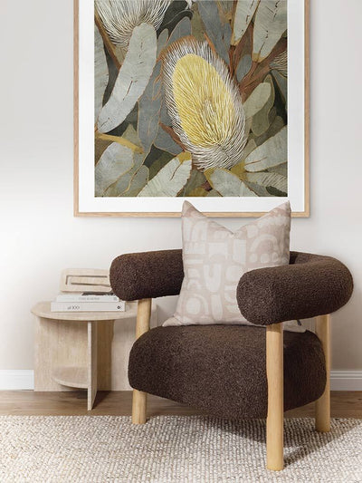Wild Bottlebrush l Framed Art Print | Lifestyle
