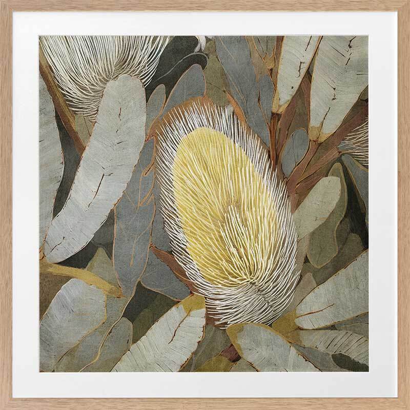 Wild Bottlebrush l Framed Art Print