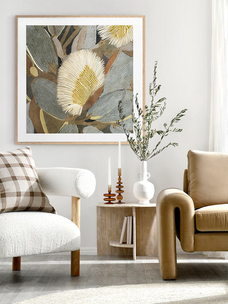 Wild Bottlebrush lll Framed Art Print | Lifestyle