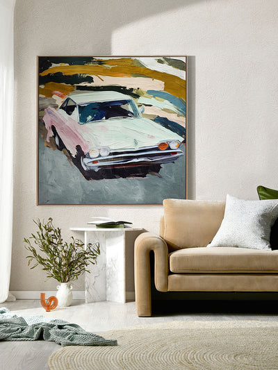 Vintage Car II Canvas Art Print | Lifestyle
