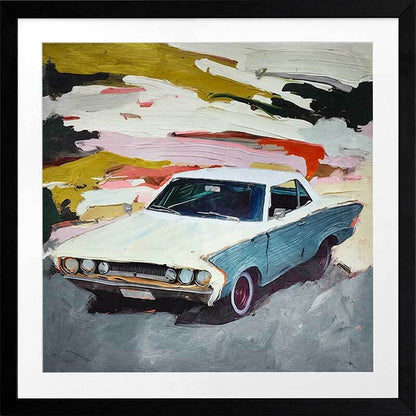 Vintage Car I Framed Art Print